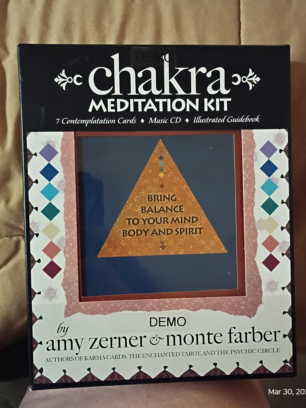Chakra Meditation Kit by - Black & Gold